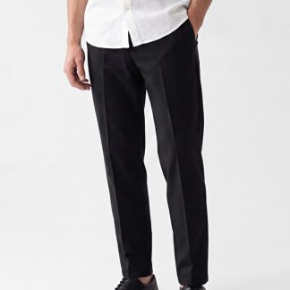 Slim Fit Erkek Chino Pantolon Siyah